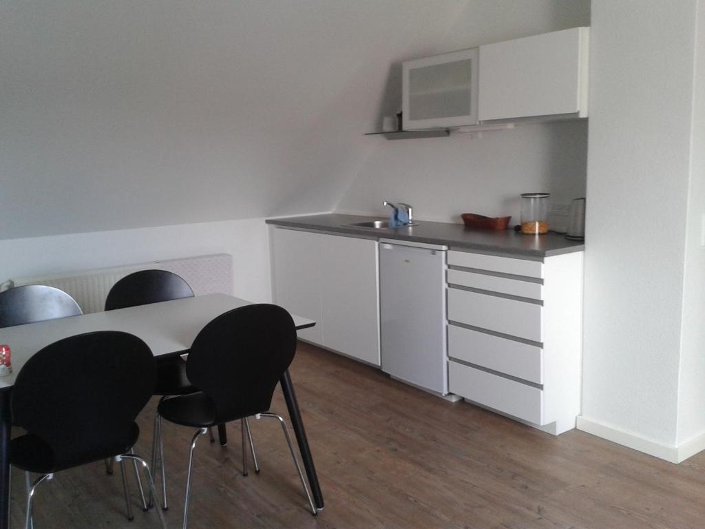 Kuchyň nebo kuchyňský kout v ubytování Hannas B&B - 51 m2