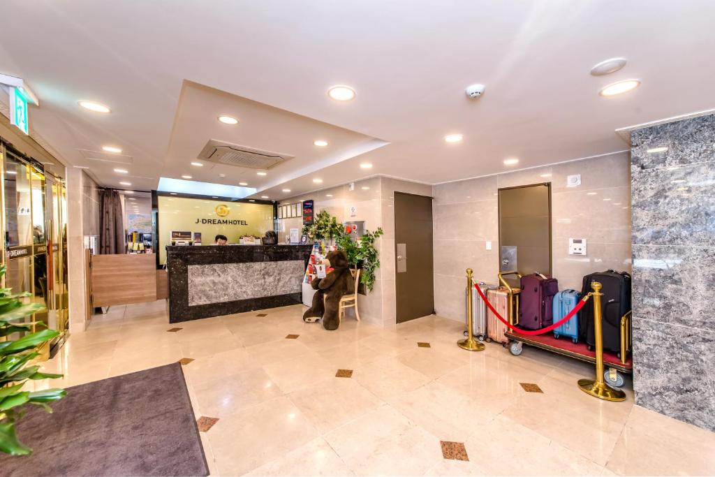 Vstupní hala nebo recepce v ubytování Index Hotel J Dream Jeju