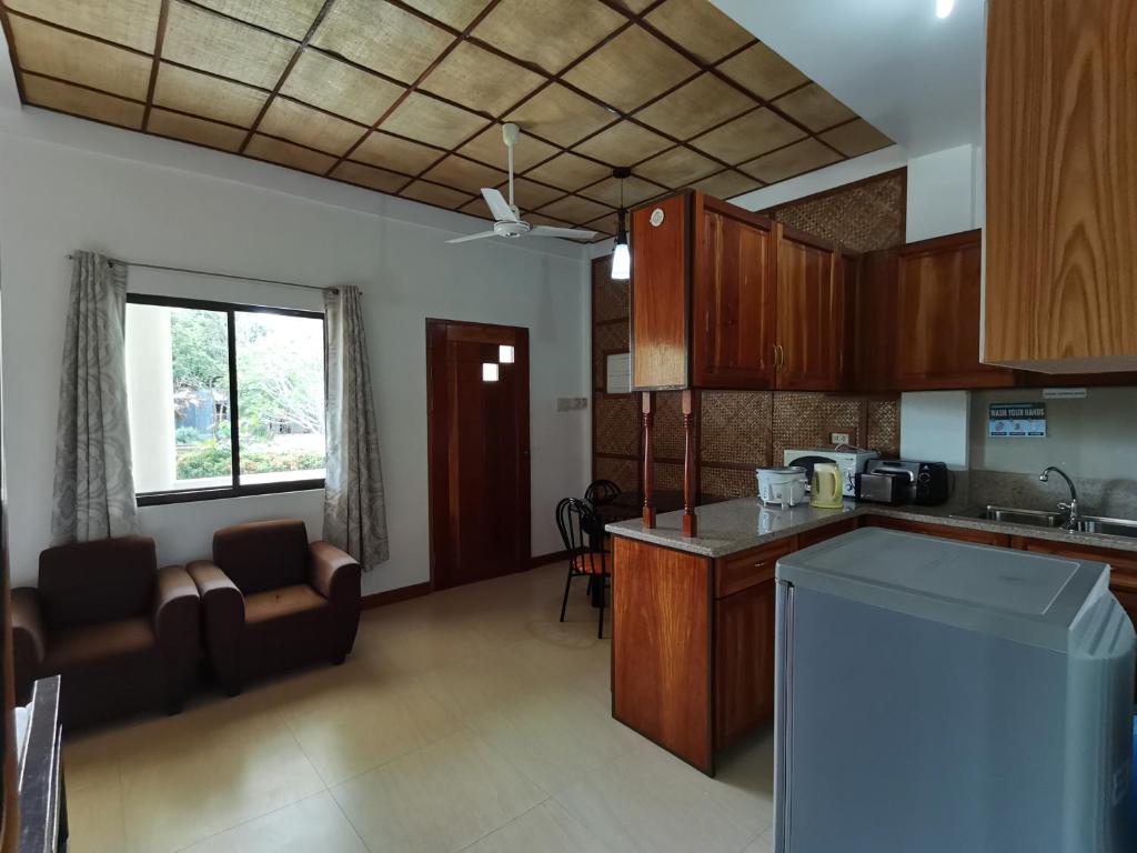 Kuchyň nebo kuchyňský kout v ubytování Nickles Park Resort