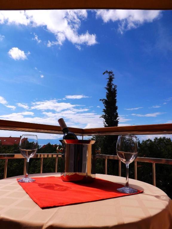 Balkón nebo terasa v ubytování B&B Pansion Vago