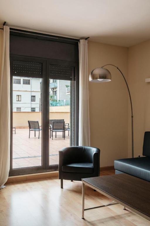 Posezení v ubytování Barcelona Apartment Villarroel