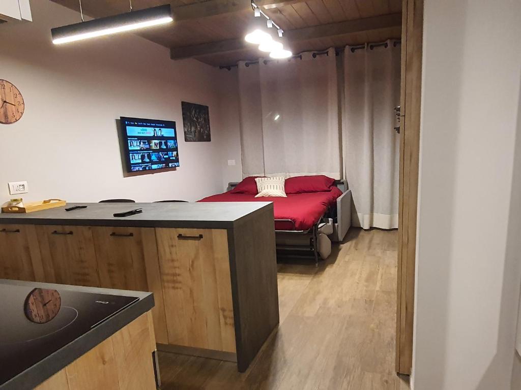 Posteľ alebo postele v izbe v ubytovaní Moda Apartments Scalette