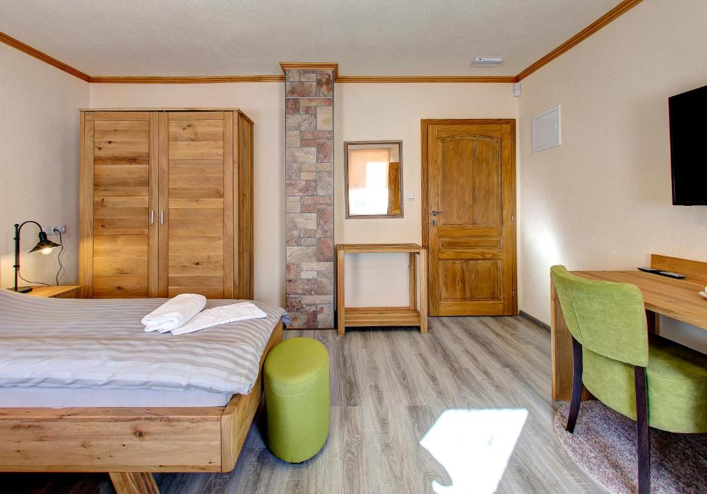 Postel nebo postele na pokoji v ubytování Apartmani Di Casa Dreams