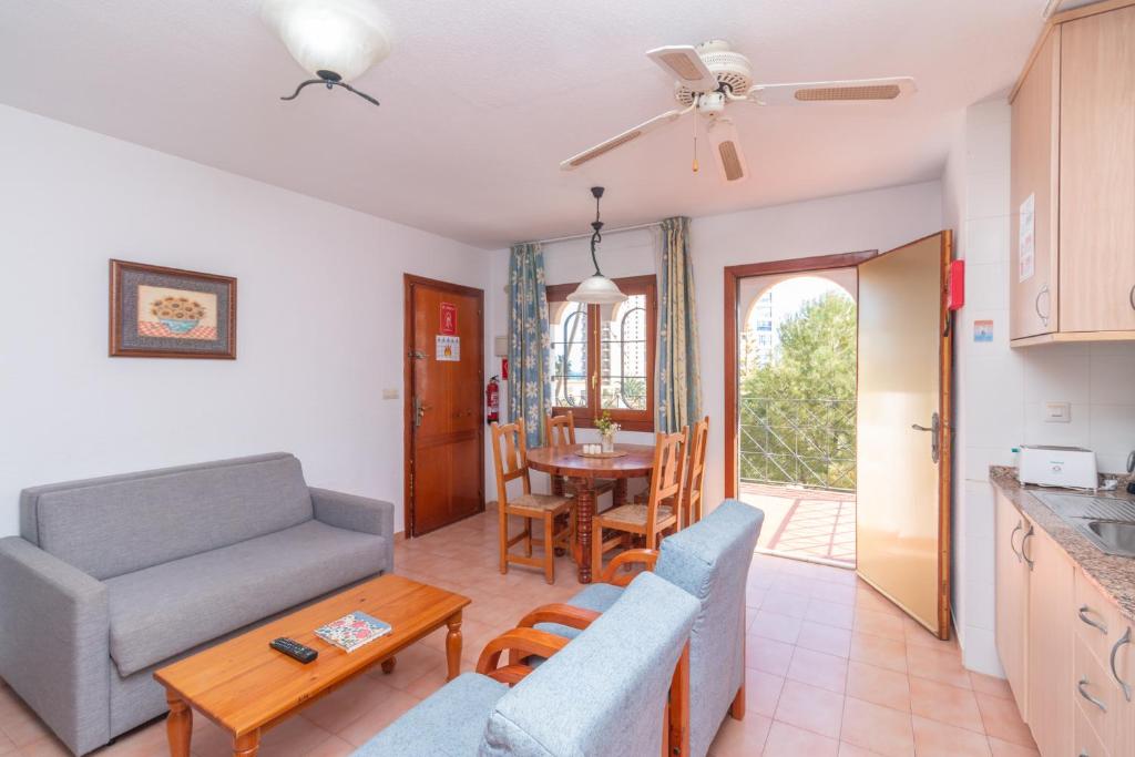 A cozinha ou cozinha compacta de Aparto Residence Galetamar