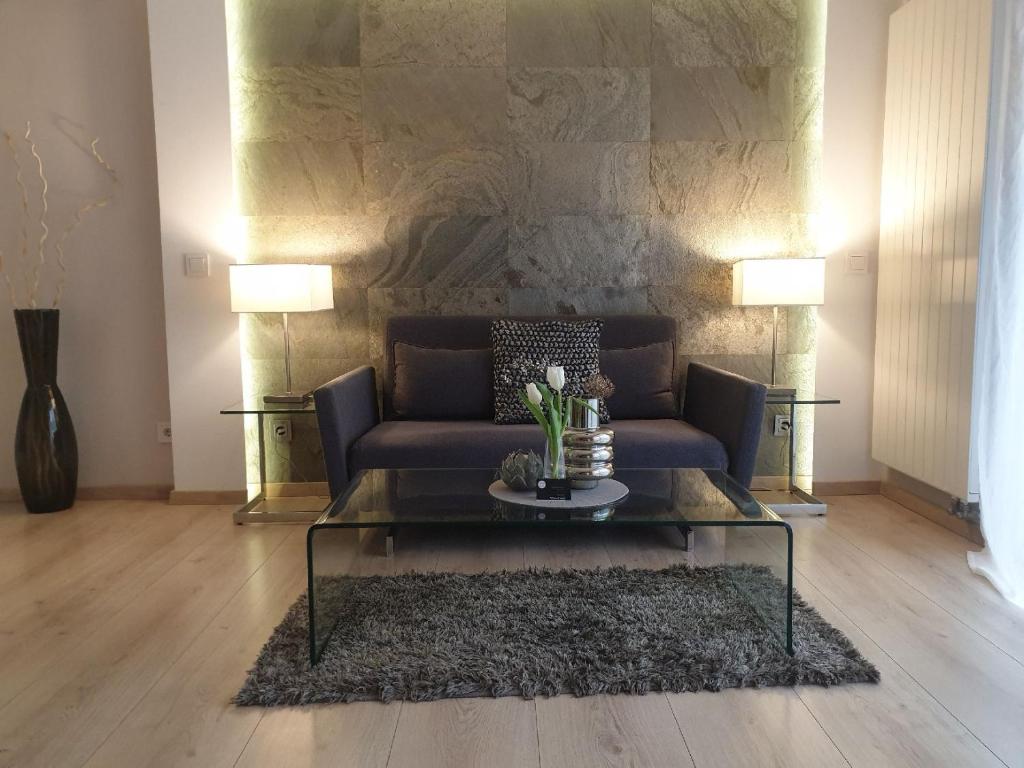 Posezení v ubytování Appart-Hotel REB_ART