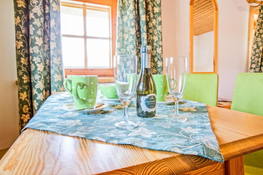 Istumisnurk majutusasutuses Gasthaus Auwirt