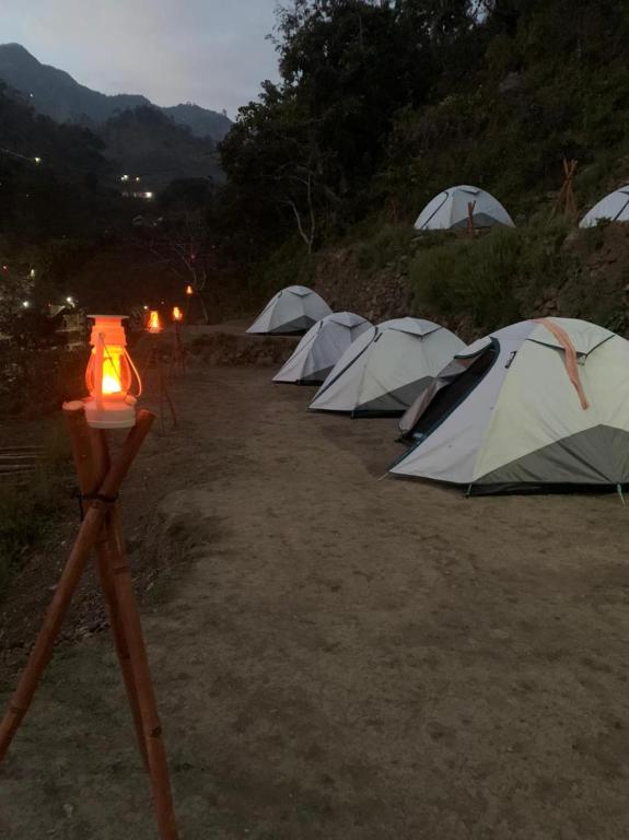 Příroda nedaleko luxury tent