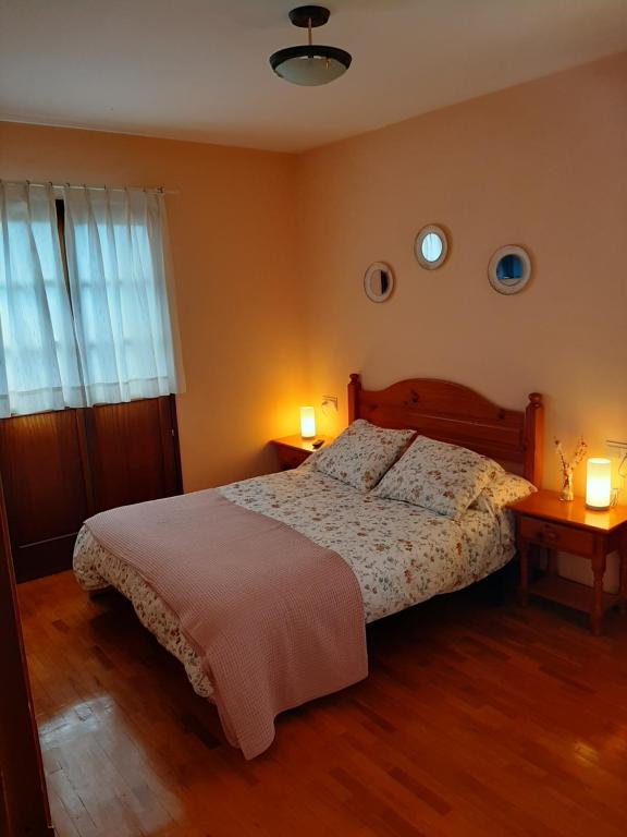 A bed or beds in a room at Valle la Fuente