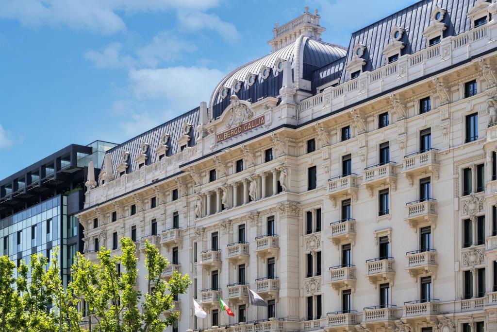 a view of the parliament building in london at Excelsior Hotel Gallia, a Luxury Collection Hotel, Milan in Milan