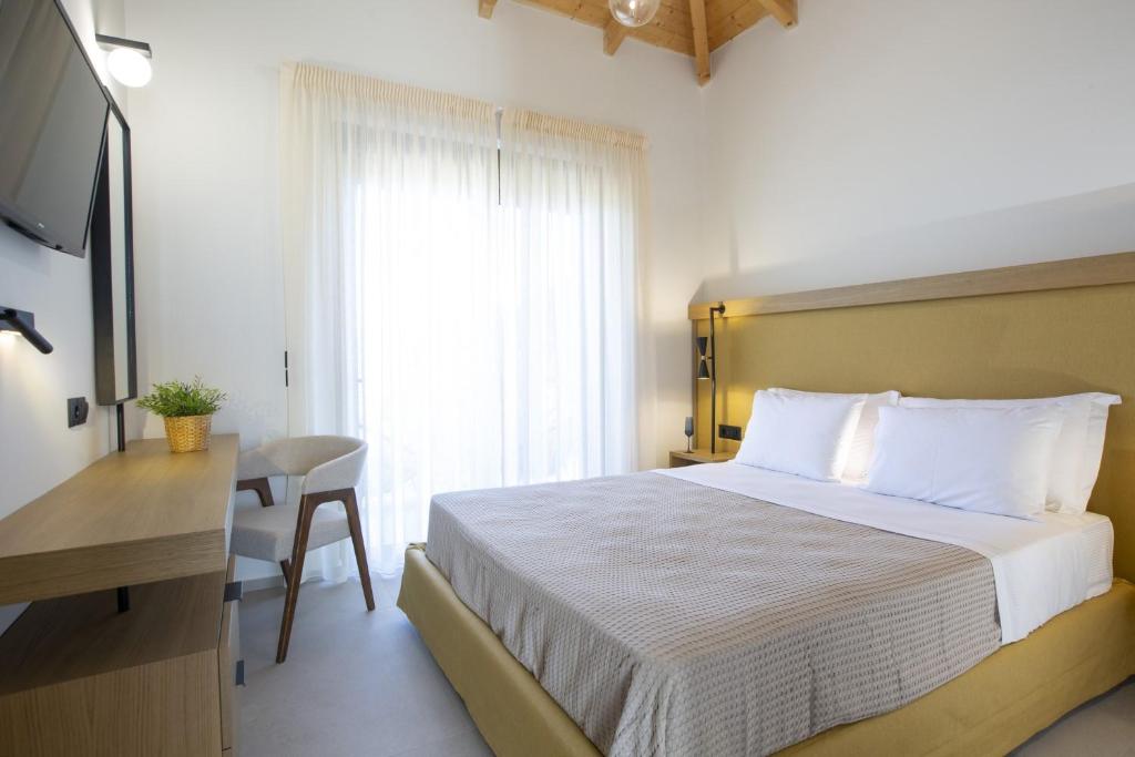 Postel nebo postele na pokoji v ubytování Inorato - Luxury Villa with Private Swimming Pool
