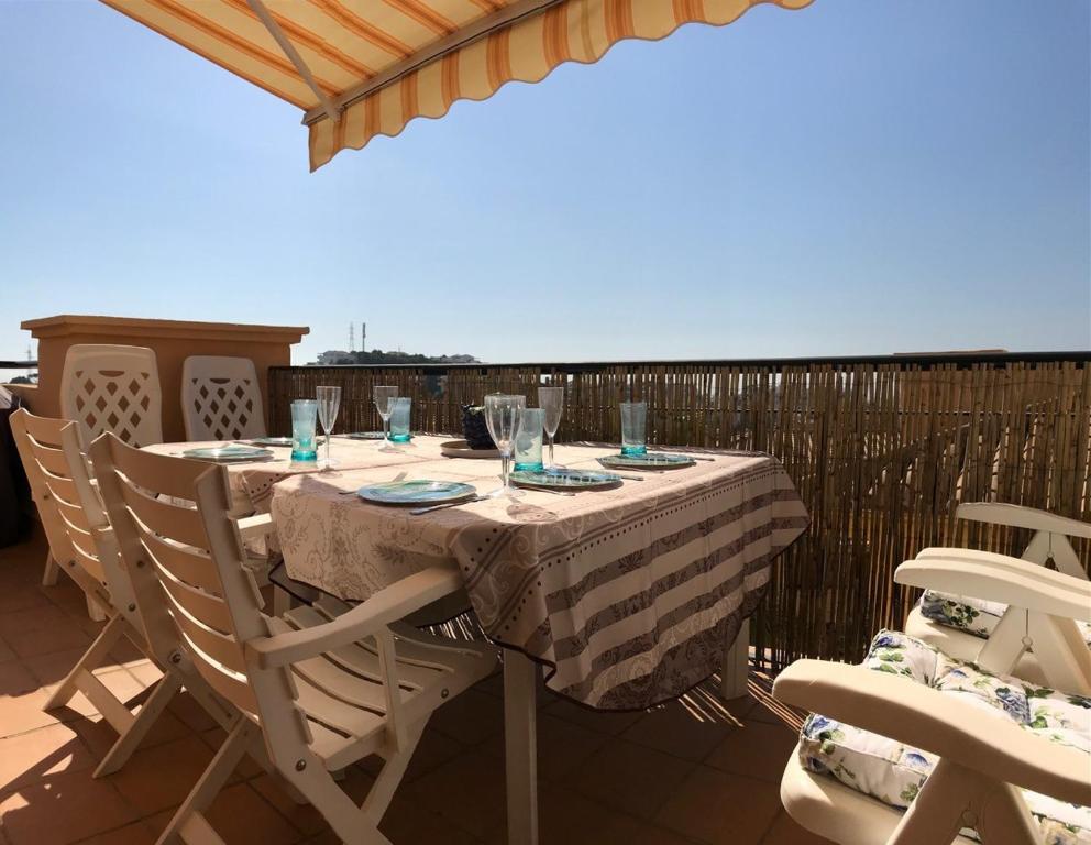 Balkon lub taras w obiekcie CT 139 - Cumbres de Riviera - Penthouse