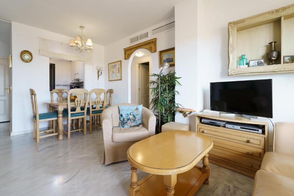 Telewizja i/lub zestaw kina domowego w obiekcie CT 139 - Cumbres de Riviera - Penthouse