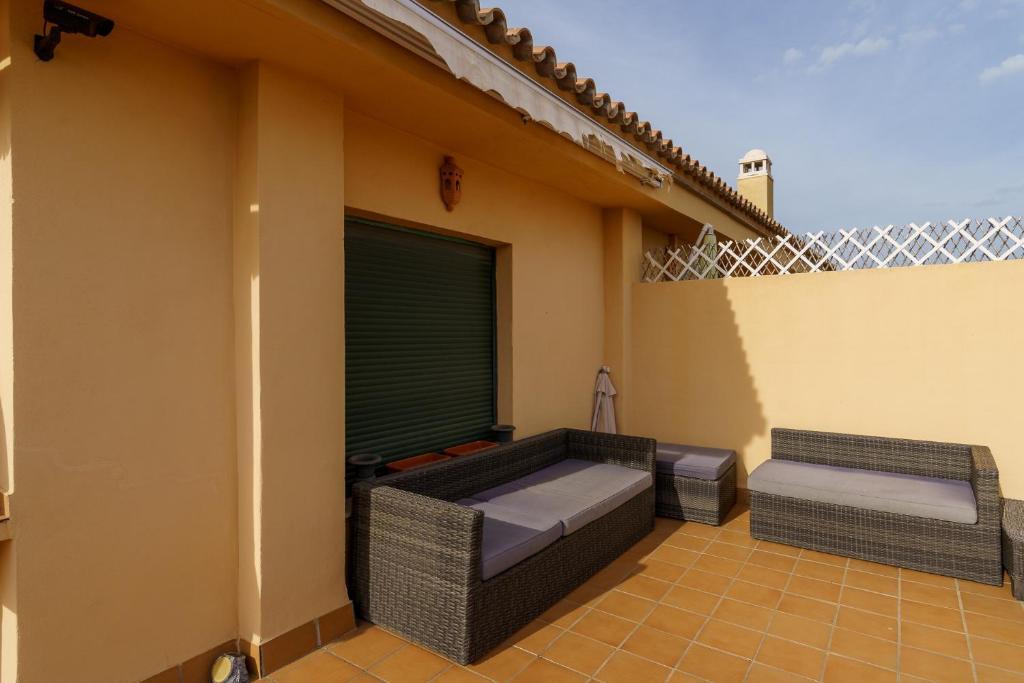 Balkon lub taras w obiekcie CT 139 - Cumbres de Riviera - Penthouse
