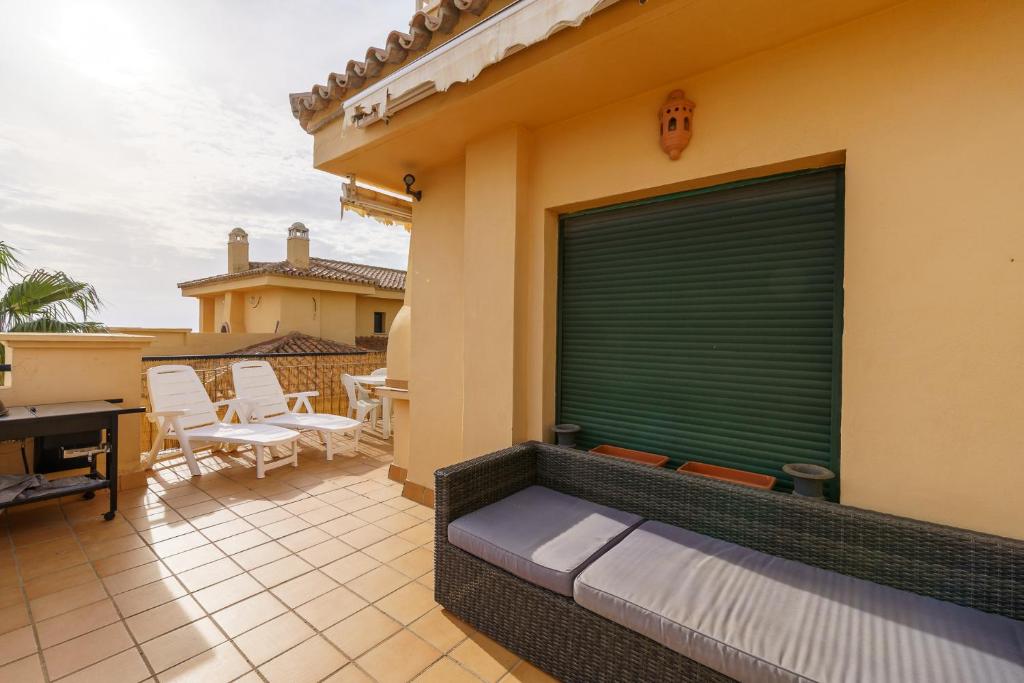 Balkon lub taras w obiekcie CT 139 - Cumbres de Riviera - Penthouse