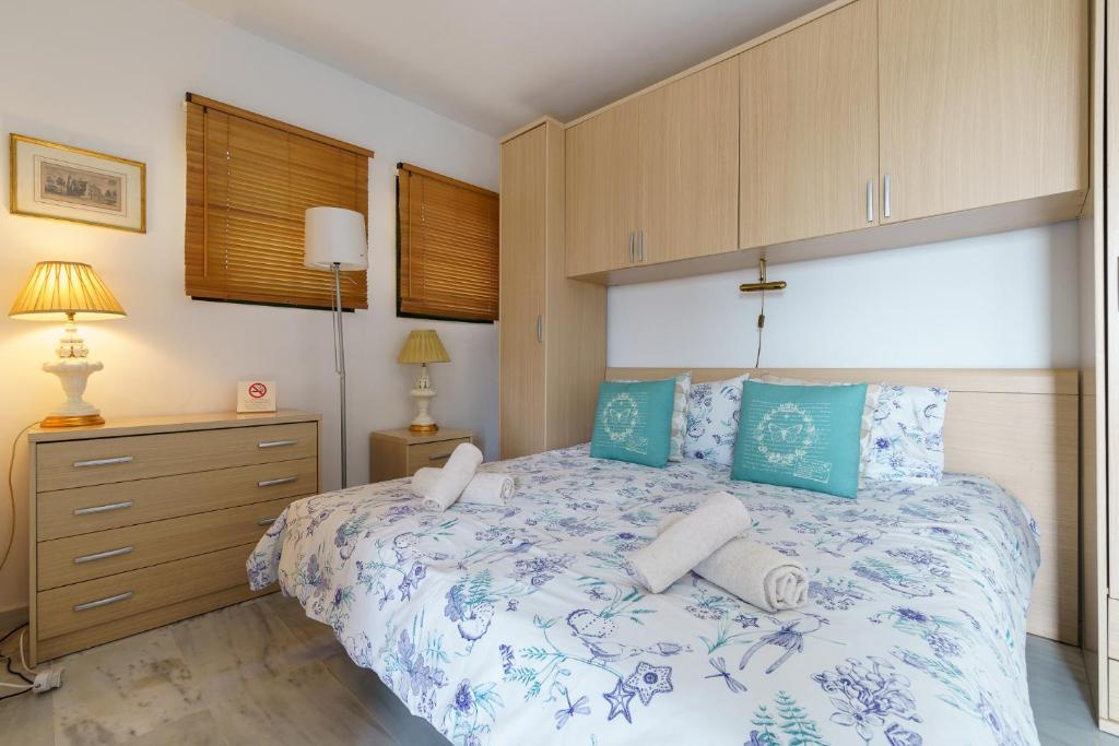 Łóżko lub łóżka w pokoju w obiekcie CT 139 - Cumbres de Riviera - Penthouse