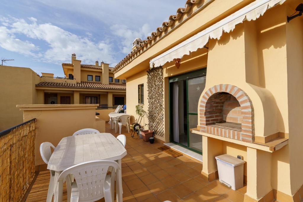 Balkon lub taras w obiekcie CT 139 - Cumbres de Riviera - Penthouse