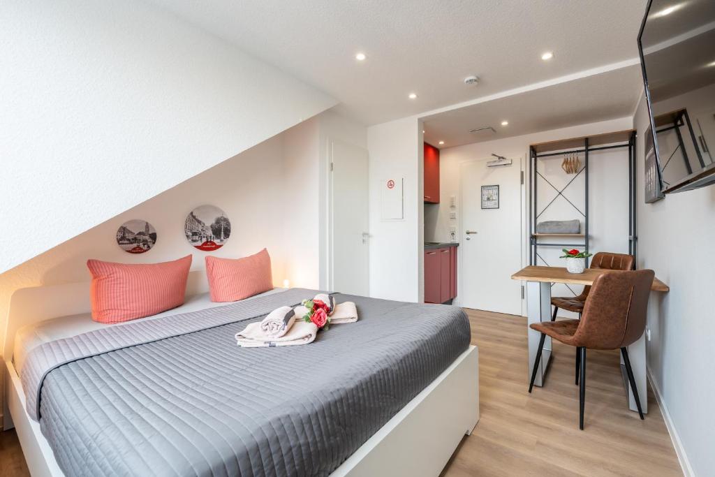 Wohnen auf Zeit - Innenstadt-Appartements - Apartamento Estudio En El 4to Piso F35-406