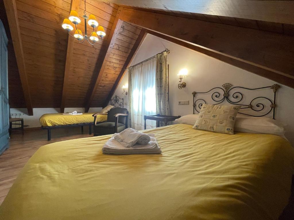 Postel nebo postele na pokoji v ubytování A03 - Casita Minibú Anciles - Villmor