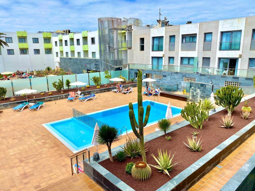 Bazén v ubytování Mar de Fuerteventura 2 nebo v jeho okolí