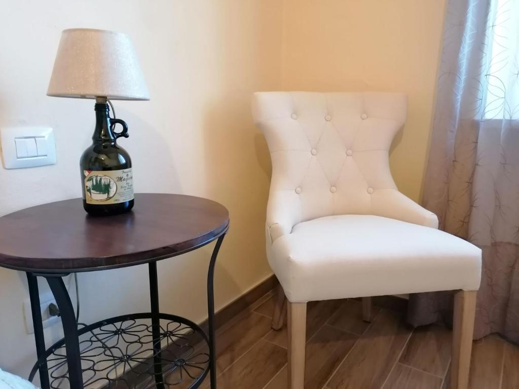 Posezení v ubytování la Mafalda in Oltrepo