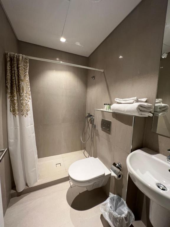 Koupelna v ubytování Apartment Fujairah