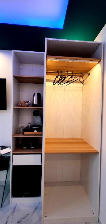 Kuchyň nebo kuchyňský kout v ubytování Ercolano Luxury Suite