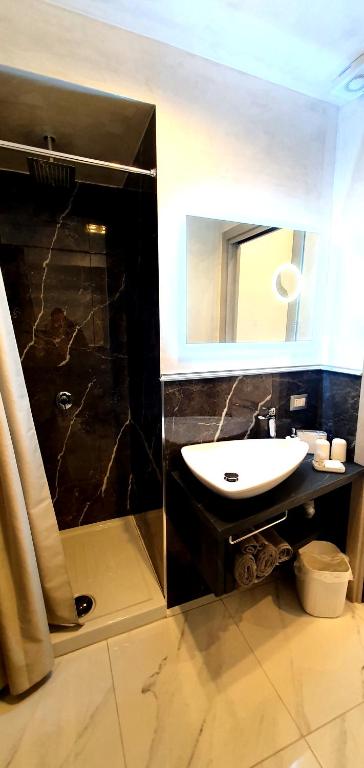 Koupelna v ubytování Ercolano Luxury Suite