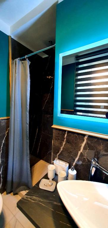 Koupelna v ubytování Ercolano Luxury Suite