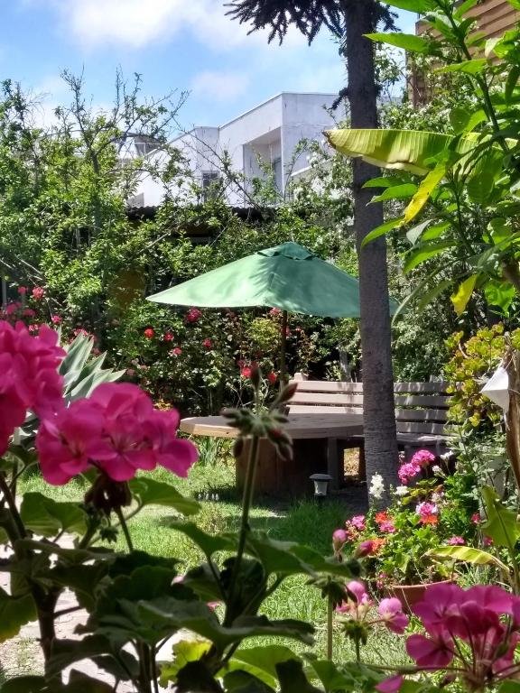 Zahrada ubytování Hostal Maria Casa