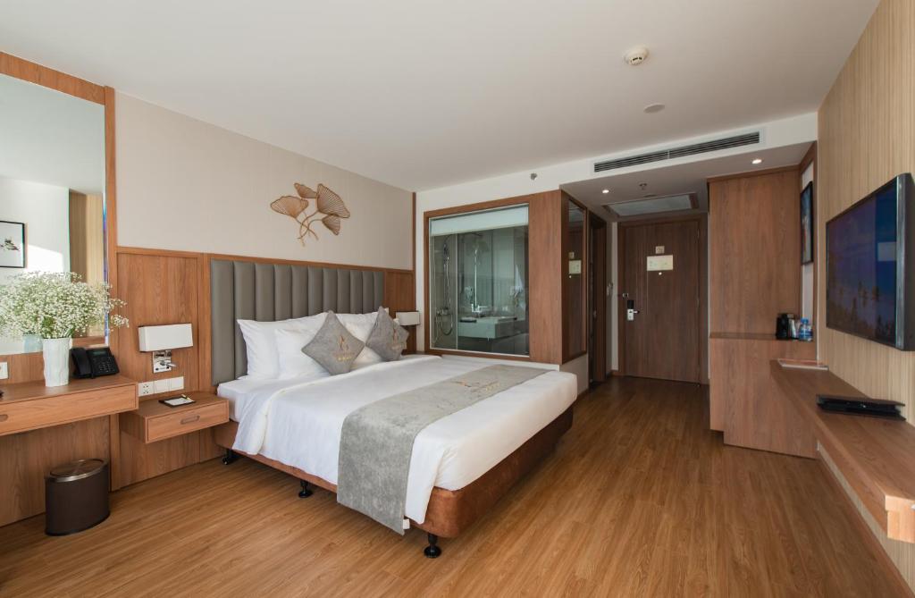 Phòng Deluxe có Giường Đôi và Tầm nhìn ra Đại dương