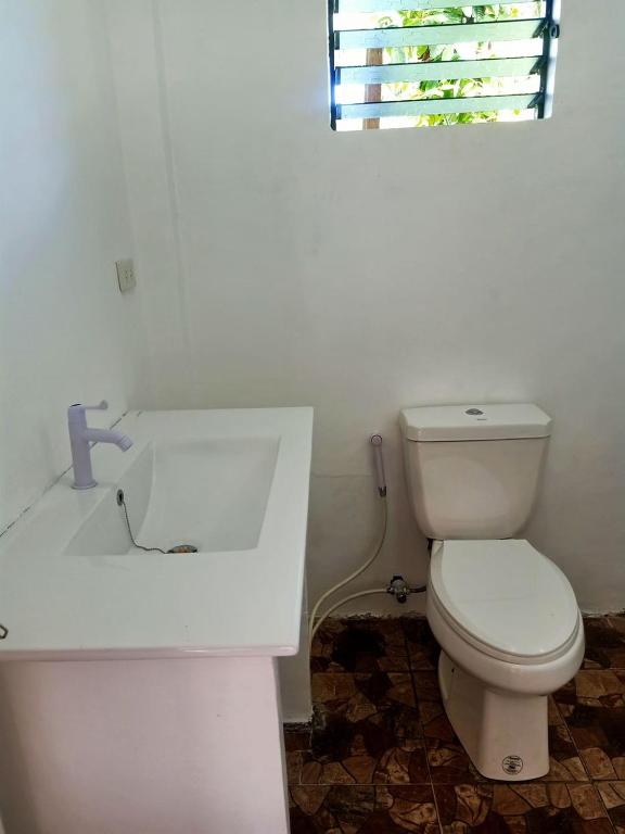 Koupelna v ubytování James Homestay