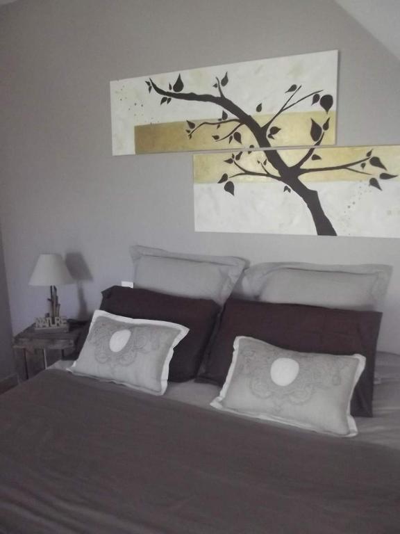 Postel nebo postele na pokoji v ubytování B&B Chez Séverine