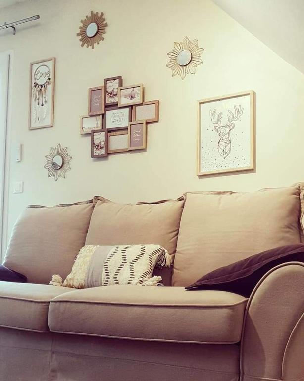 Posezení v ubytování B&B Chez Séverine