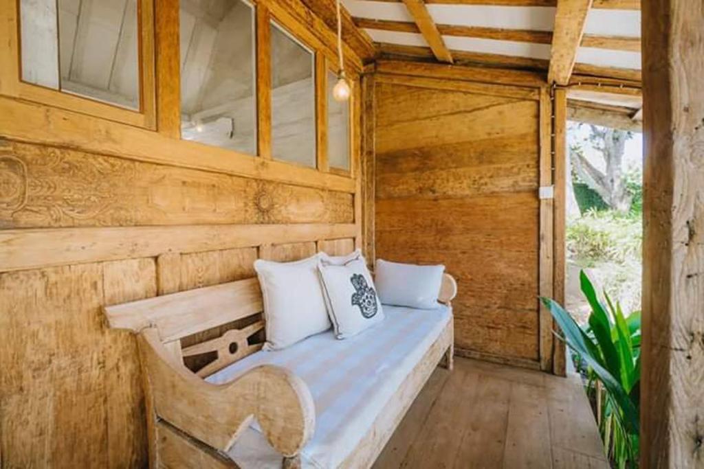 Posezení v ubytování Chanteak Bali - Teak House 3