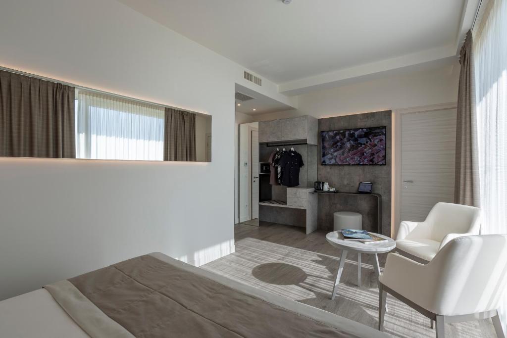 Posezení v ubytování Hotel Doriana