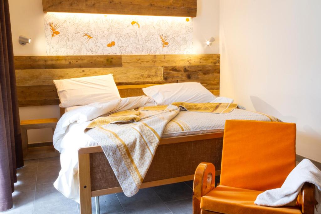 Posteľ alebo postele v izbe v ubytovaní Hirondelle Locanda