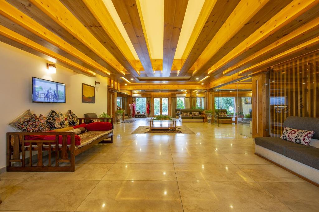 Posezení v ubytování The Orchard Retreat & Spa