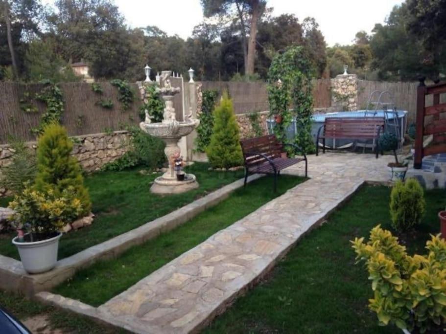 Zahrada ubytování Desconexión y paz, cabaña en la sierra