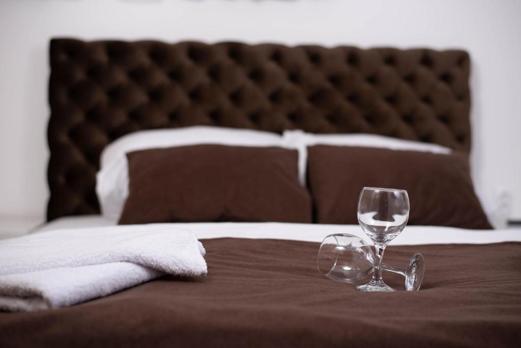 Voodi või voodid majutusasutuse Sobe i Apartmani Casa Mia toas