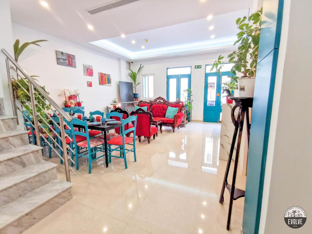 Posezení v ubytování Evolve Coliving Guesthouse