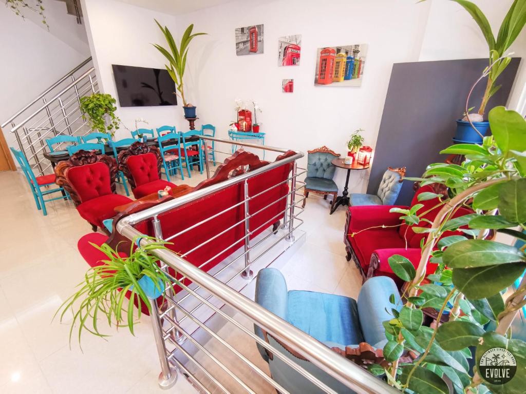 TV a/nebo společenská místnost v ubytování Evolve Coliving Guesthouse