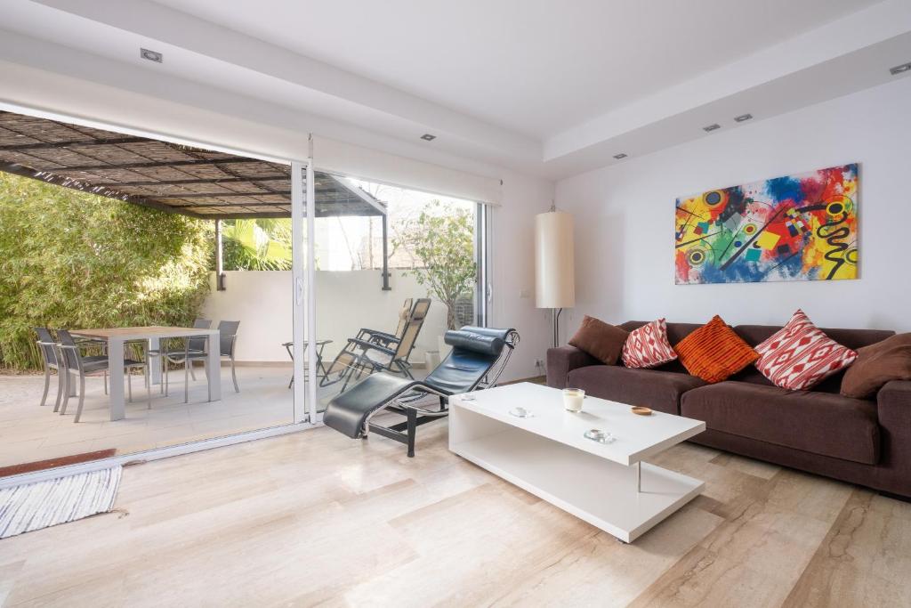 Posezení v ubytování Apartment near to the beach in Puerto de Pollensa