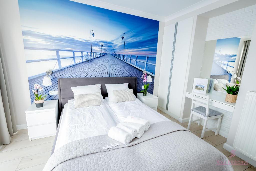 Posteľ alebo postele v izbe v ubytovaní Your Holidays Horyzont