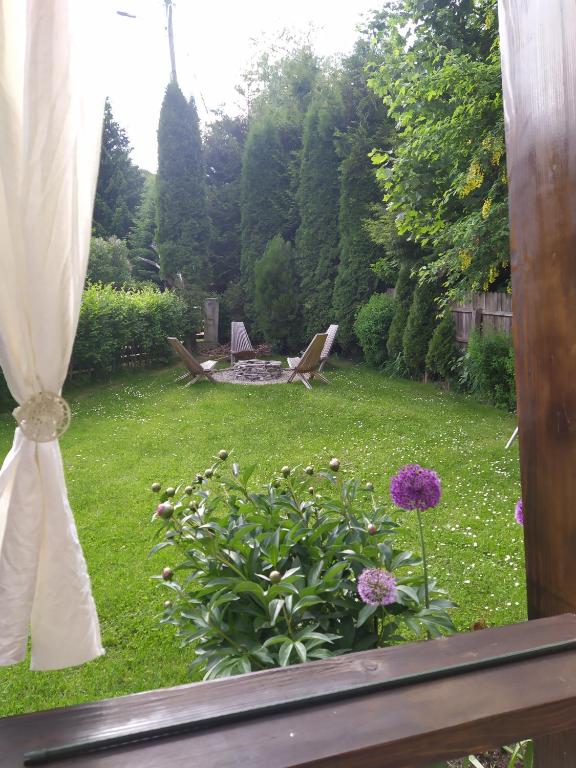 Zahrada ubytování Casa Traian