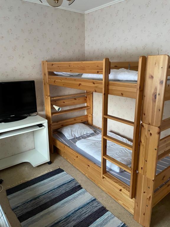 Postel nebo postele na pokoji v ubytování Villa Lillhärdal