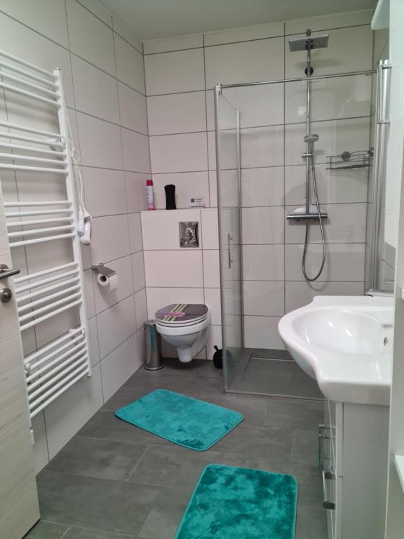 Kúpeľňa v ubytovaní Beutlich's Wörtherseeappartements