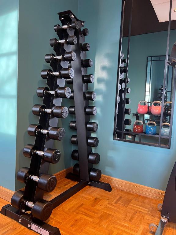 Fitness centrum a/nebo fitness zařízení v ubytování Quality Hotel Olavsgaard