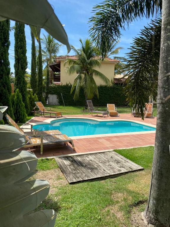 Bazén v ubytování Vila Miola Hotel nebo v jeho okolí