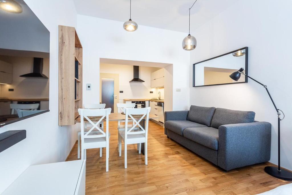 Posezení v ubytování U Pivovaru - Apartments Boží Dar