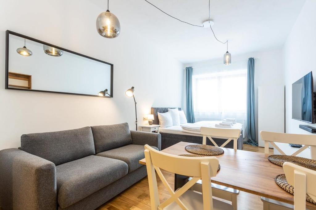 TV a/nebo společenská místnost v ubytování U Pivovaru - Apartments Boží Dar